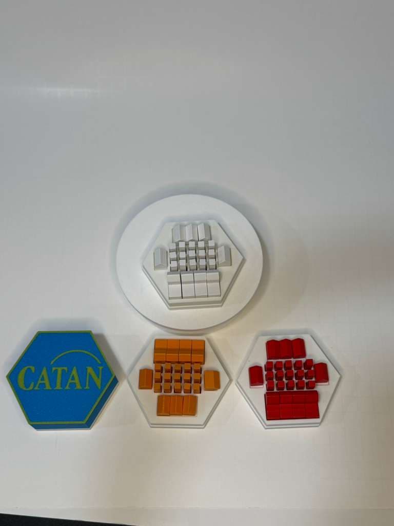 Catan Player Piece Trays (Set of 4)